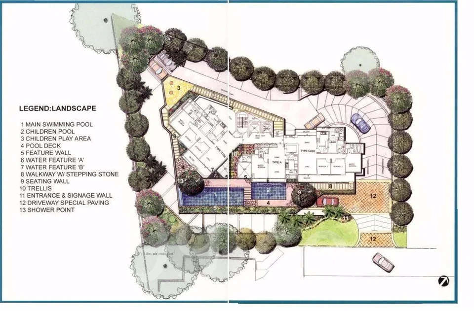 Site plan of Scenic Heights in Singapore