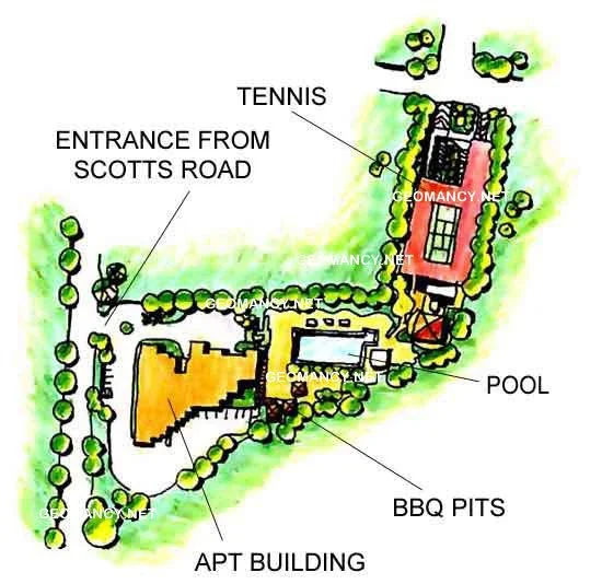 Site plan of Scotts 28 in Singapore