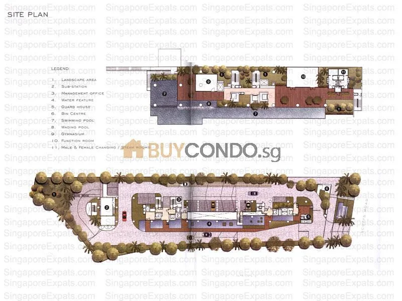 Site plan of Scotts Highpark in Singapore