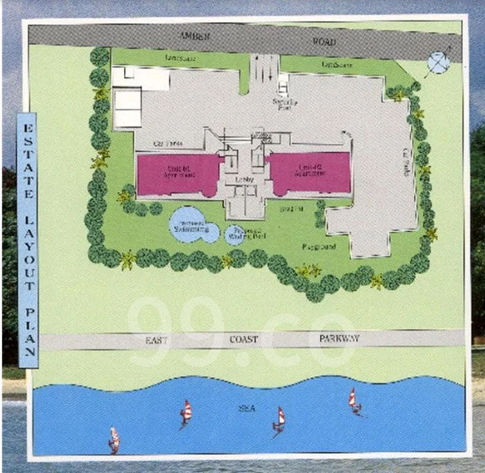 Site plan of Seaview Point in Singapore