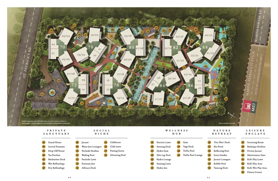 Site plan of Seventy Saint Patrick'S in Singapore