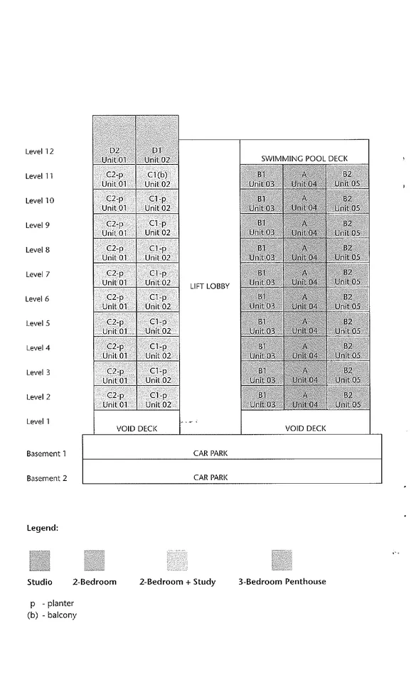 Site plan of Shanghai One in Singapore