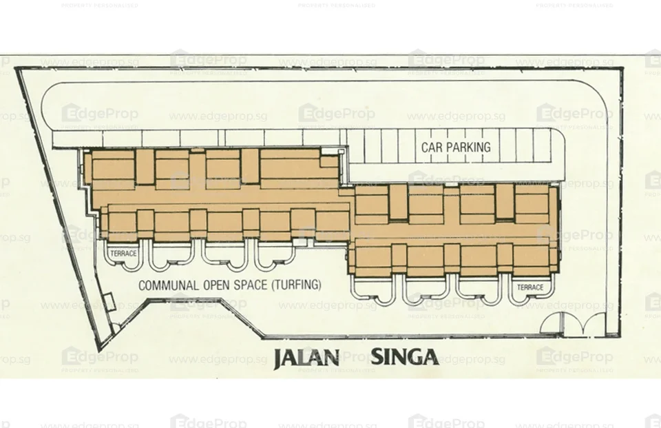 Site plan of Singa Court in Singapore