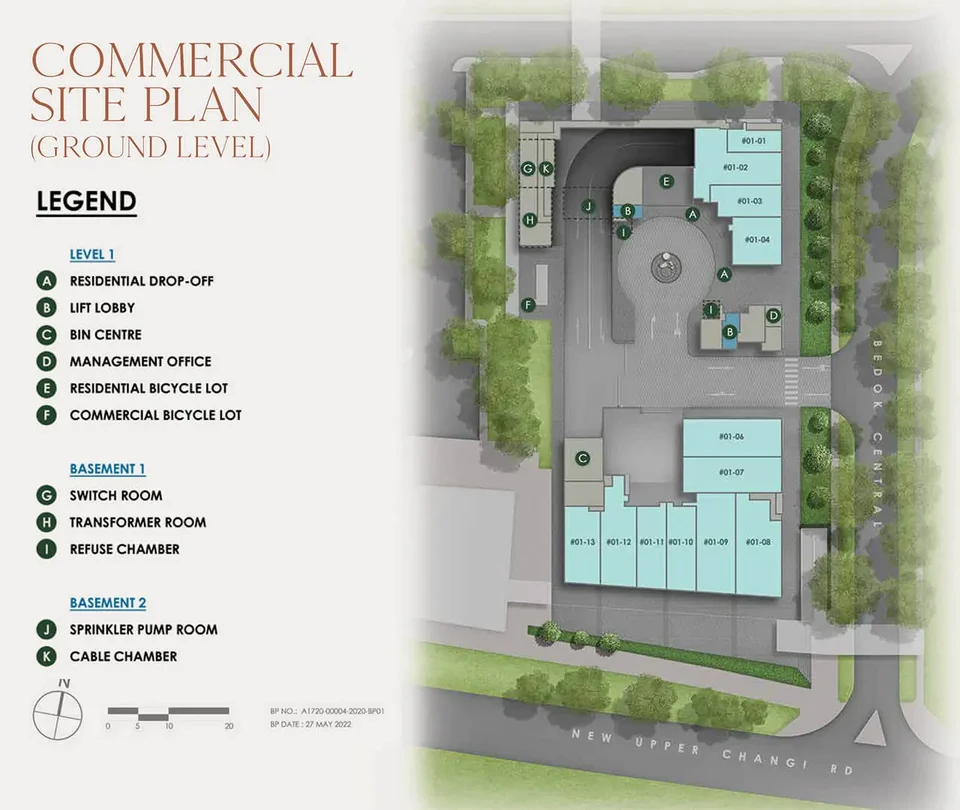 Site plan of Sky EDEN@BEDOK in Singapore