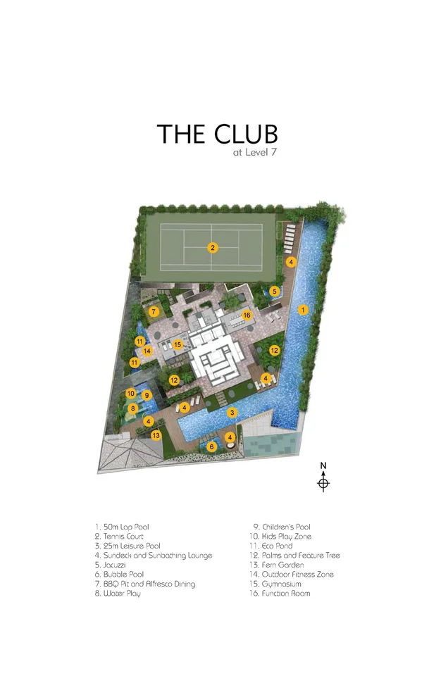 Site plan of SKYSUITES@ANSON in Singapore