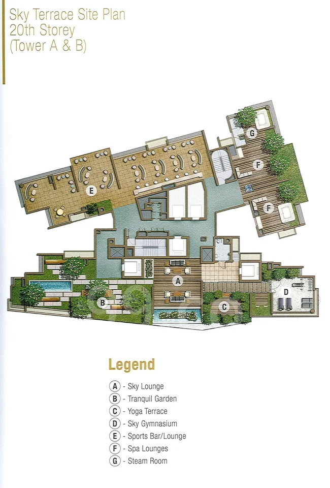 Site plan of Soleil @SINARAN in Singapore