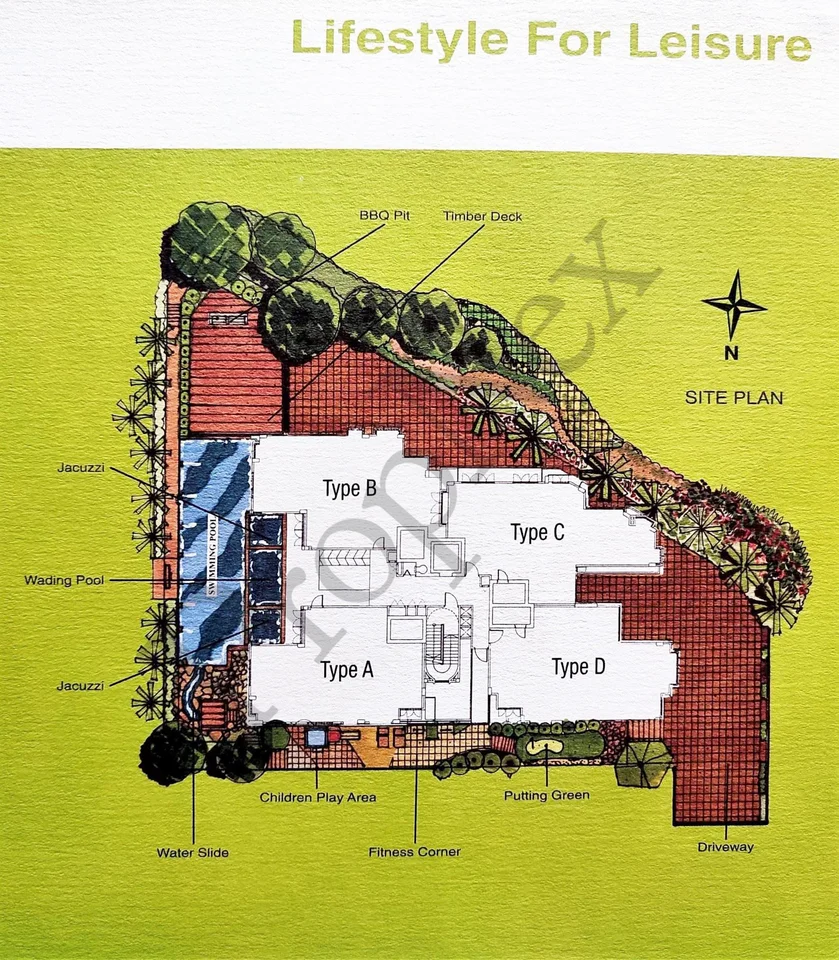 Site plan of Sommerville Loft in Singapore