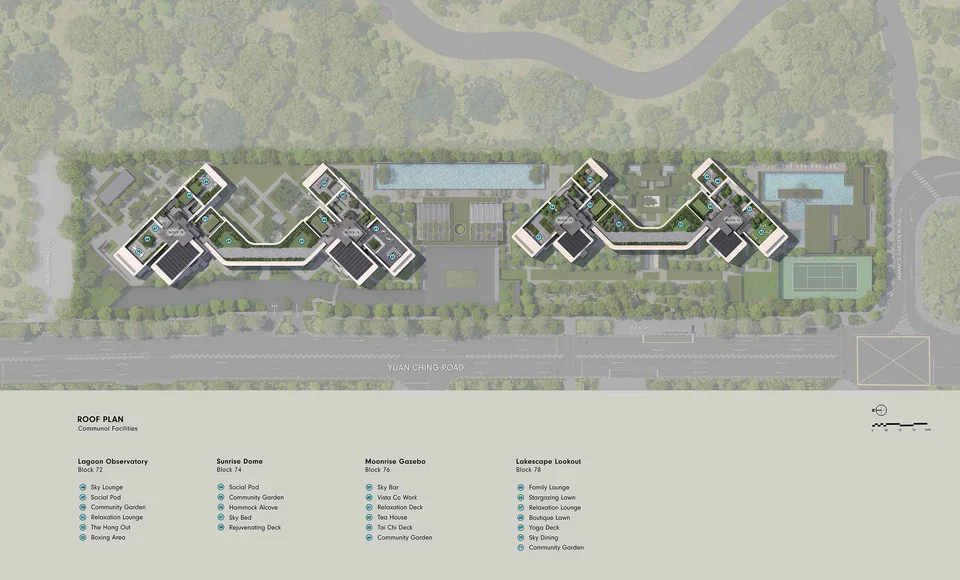 Site plan of Sora in Singapore