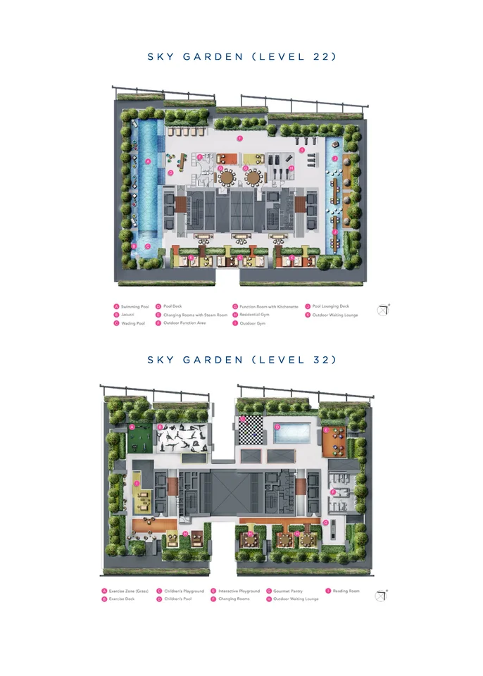 Site plan of South Beach Residences in Singapore