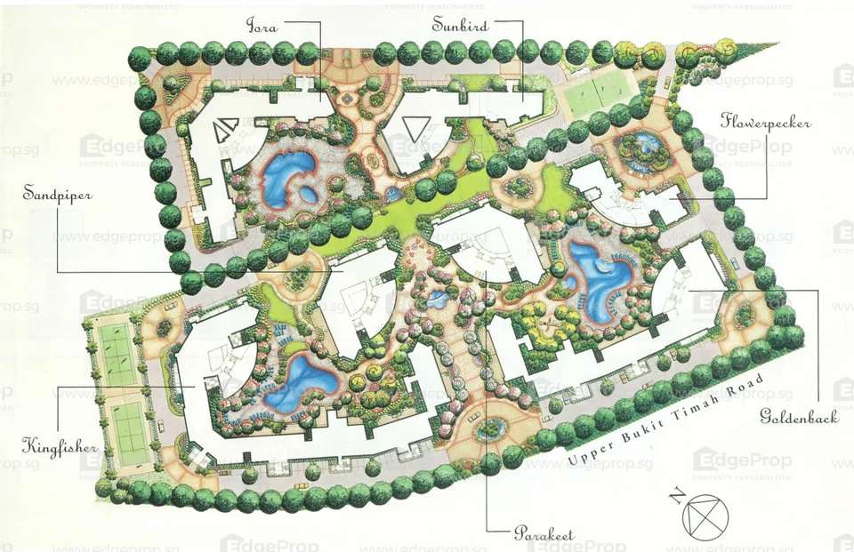 Site plan of Southaven Ii in Singapore