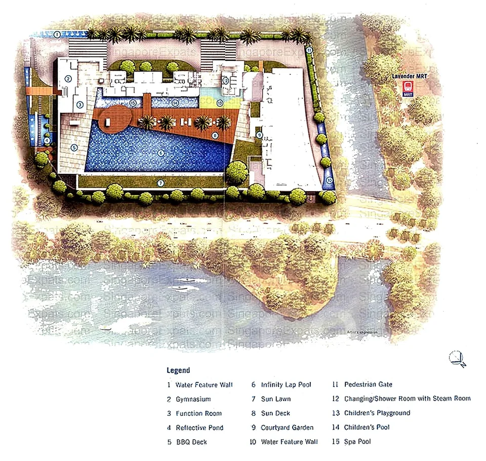 Site plan of Southbank in Singapore