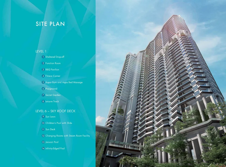 Site plan of Spottiswoode Residences in Singapore