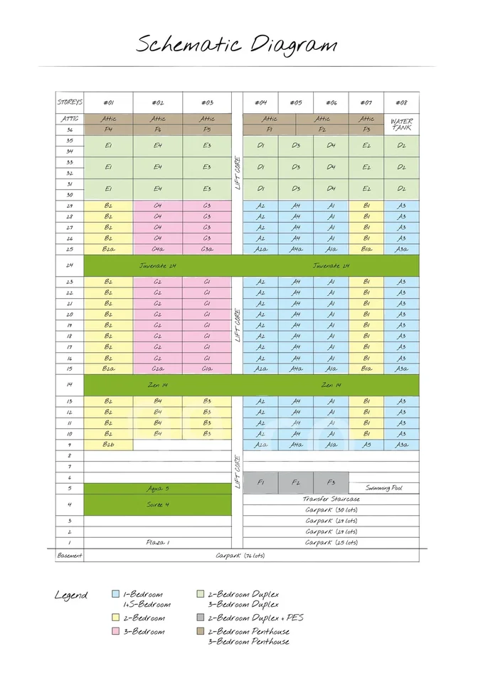 Site plan of Spottiswoode Suites in Singapore