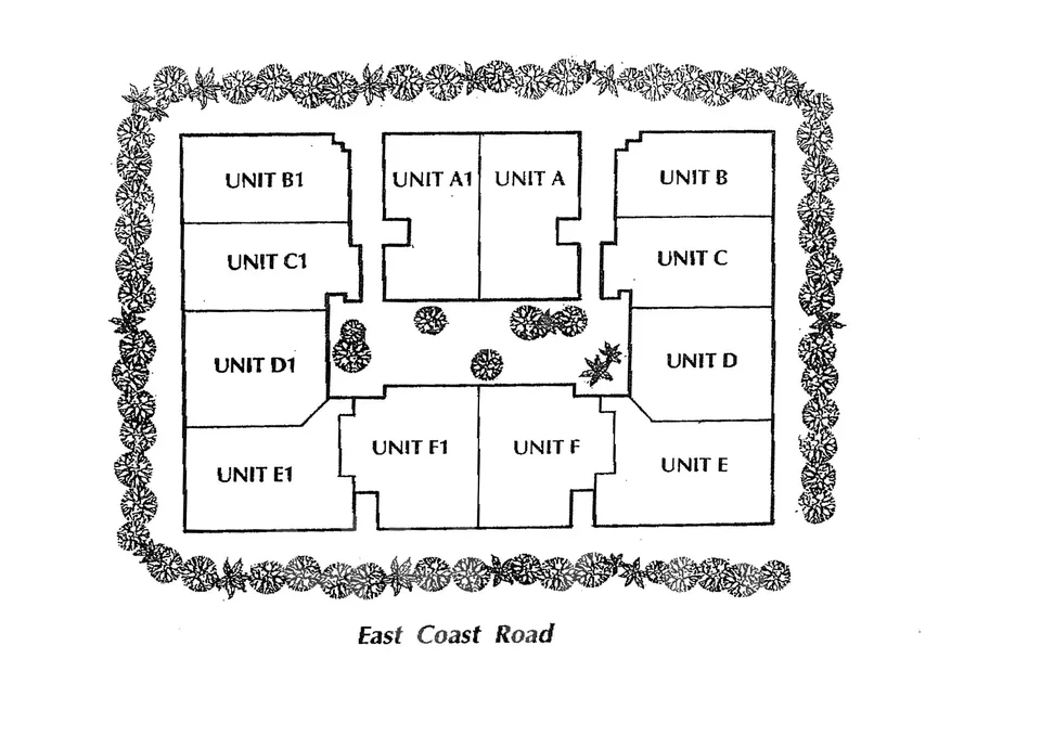Site plan of Springvale in Singapore
