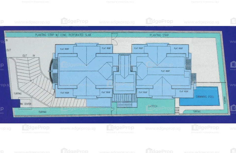 Site plan of St Francis Lodge in Singapore