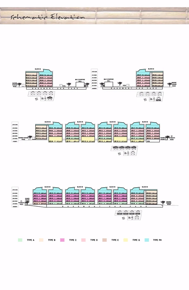 Site plan of St Patrick'S Residences in Singapore