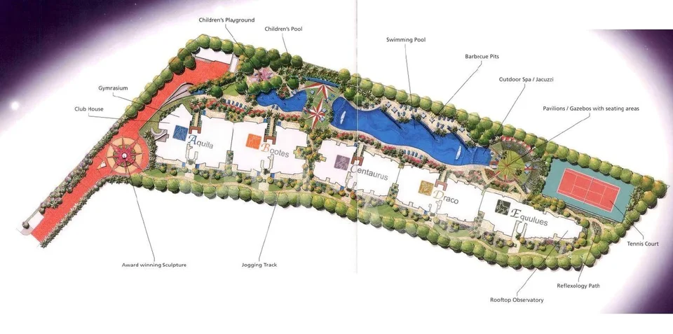 Site plan of Starville in Singapore