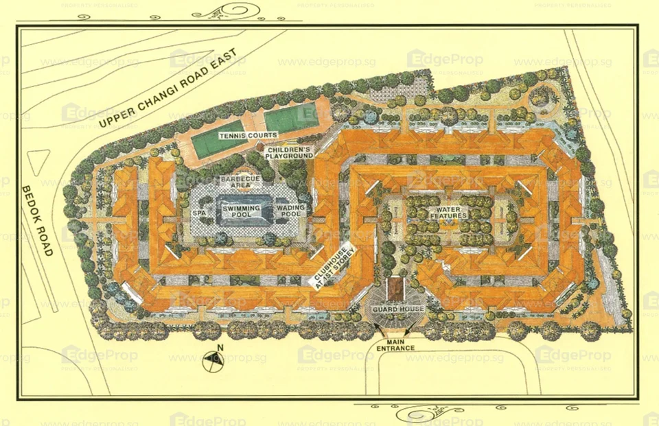 Site plan of Stratford Court in Singapore