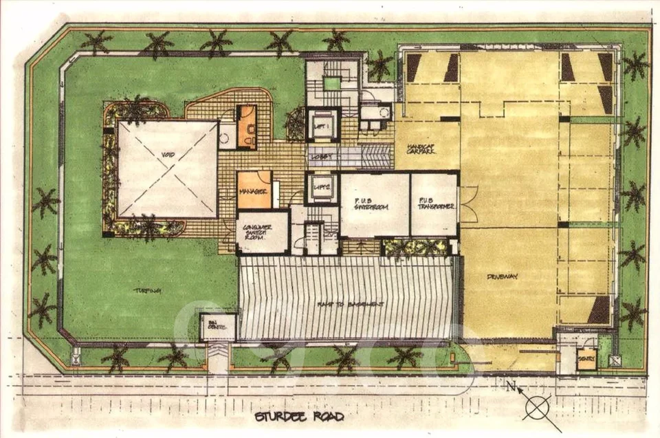 Site plan of Sturdee View in Singapore