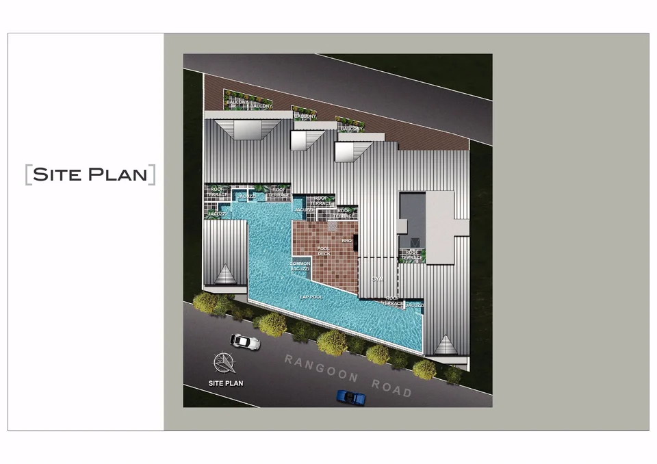Site plan of Suites 123 in Singapore