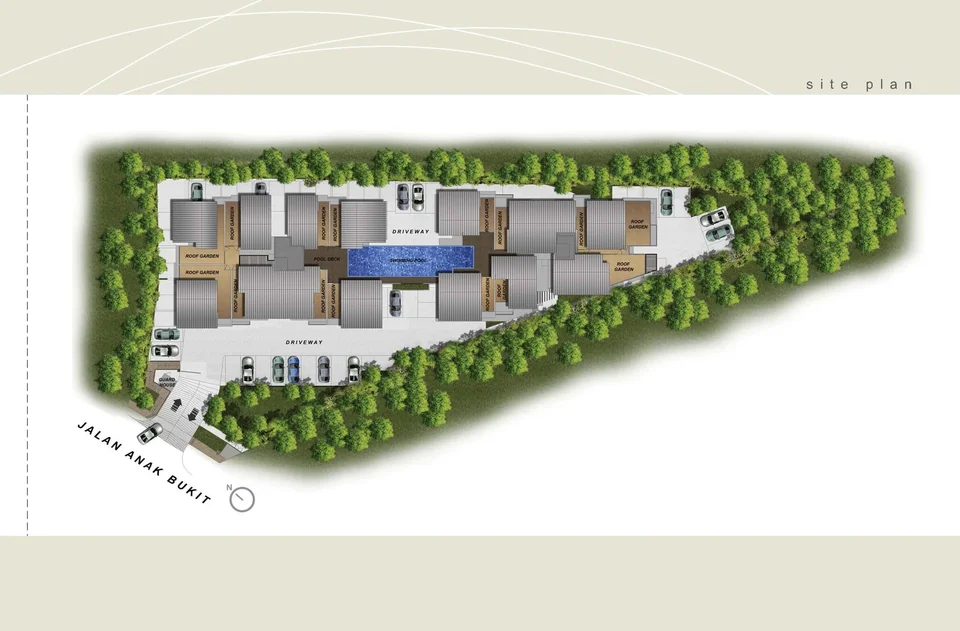 Site plan of Suites De Laurel in Singapore