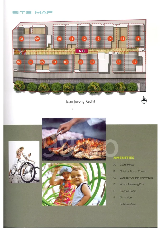 Site plan of Suites At Bukit Timah in Singapore