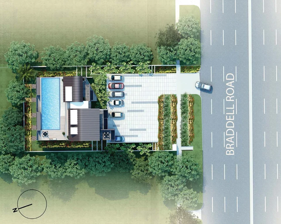 Site plan of SUITES@BRADDELL in Singapore