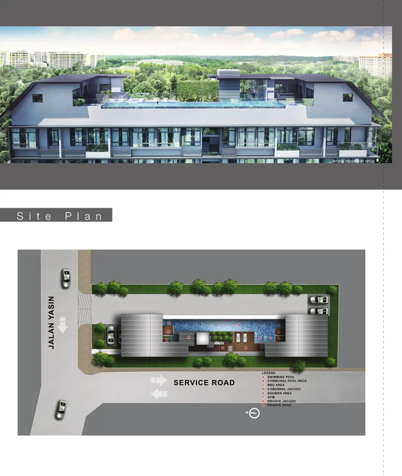 Site plan of Suites @EUNOS in Singapore