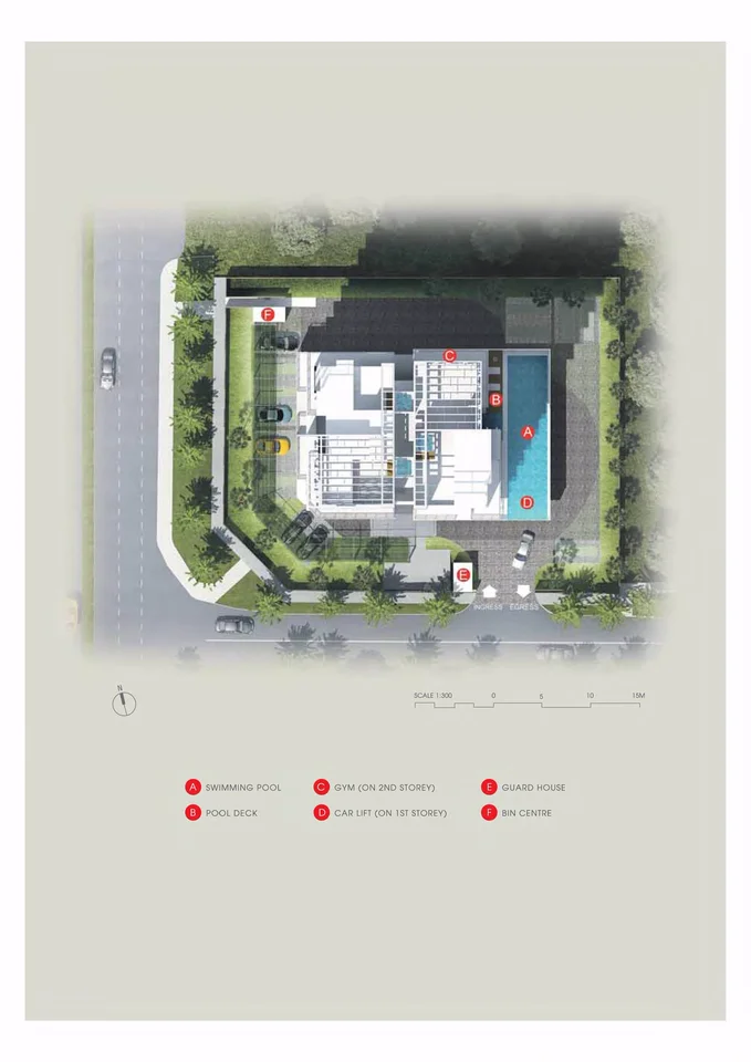 Site plan of Suites @NEWTON in Singapore