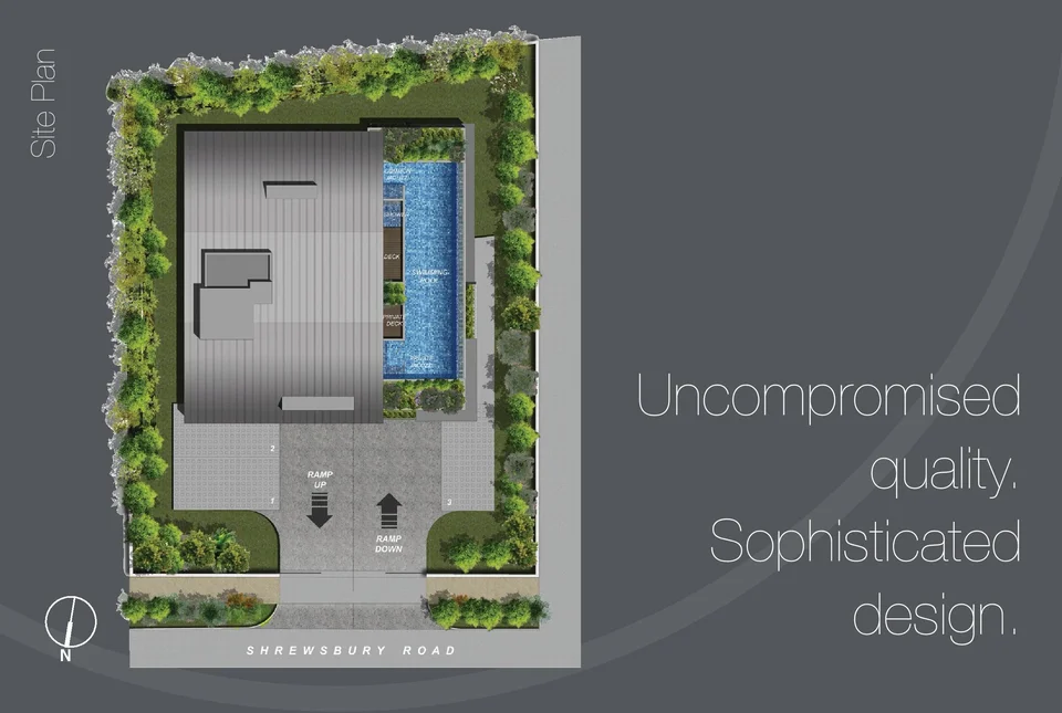 Site plan of Suites @SHREWSBURY in Singapore