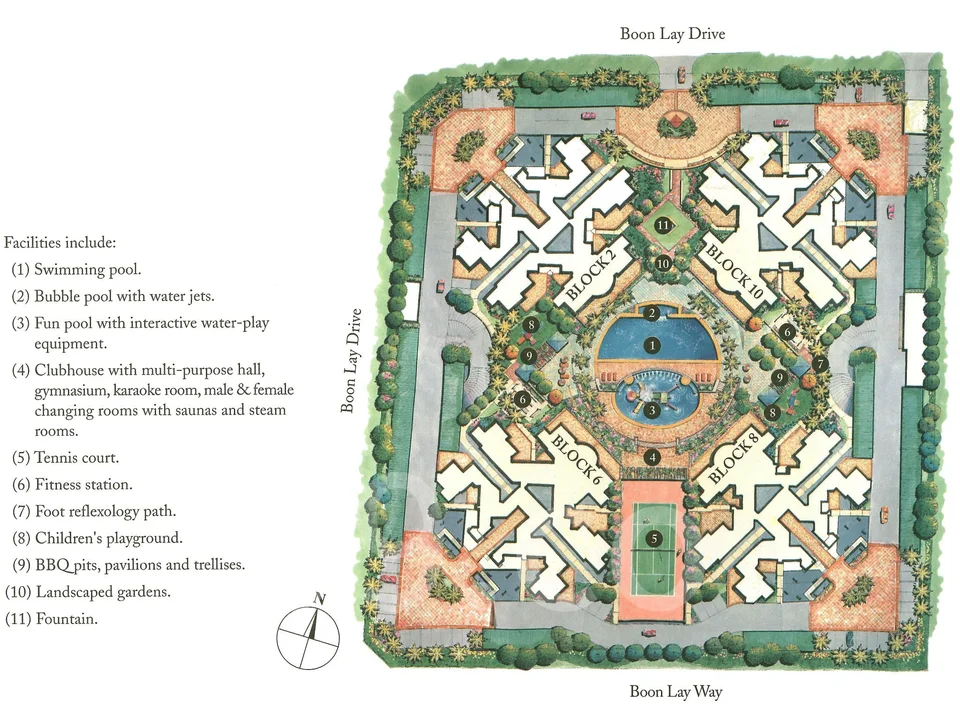 Site plan of Summerdale in Singapore