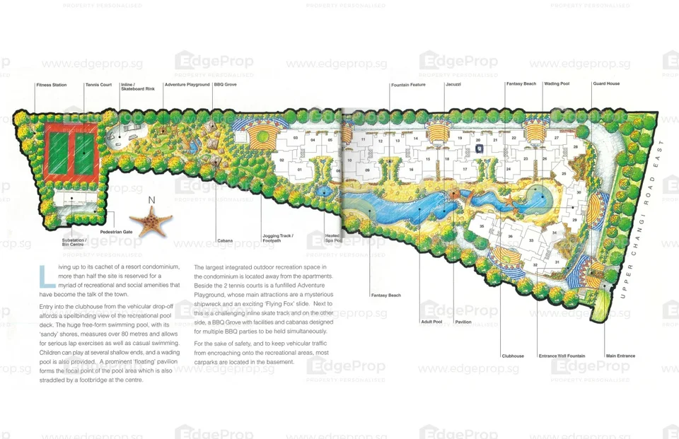 Site plan of Sunhaven in Singapore