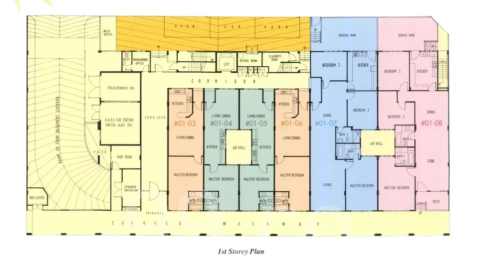 Site plan of Sunshine Lodge in Singapore