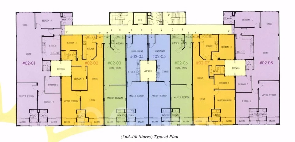 Site plan of Sunshine Lodge in Singapore