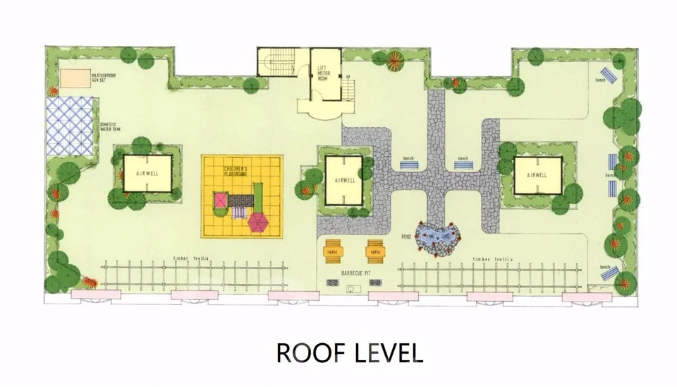 Site plan of Sunshine Lodge in Singapore