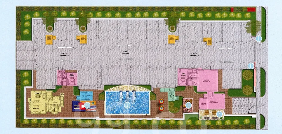 Site plan of Sunshine Regency in Singapore