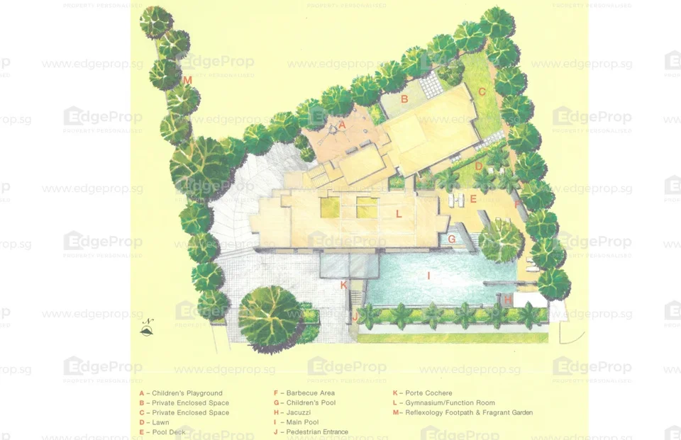 Site plan of Ten @SUFFOLK in Singapore