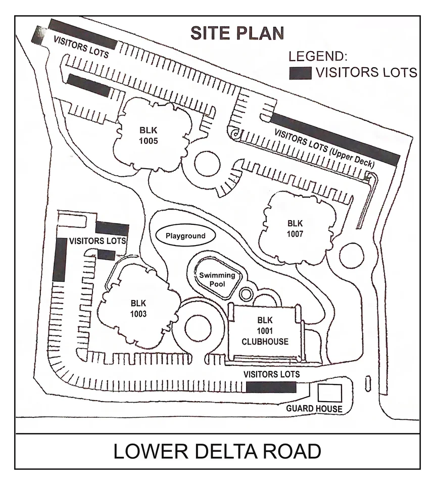 Site plan of Teresa Ville in Singapore