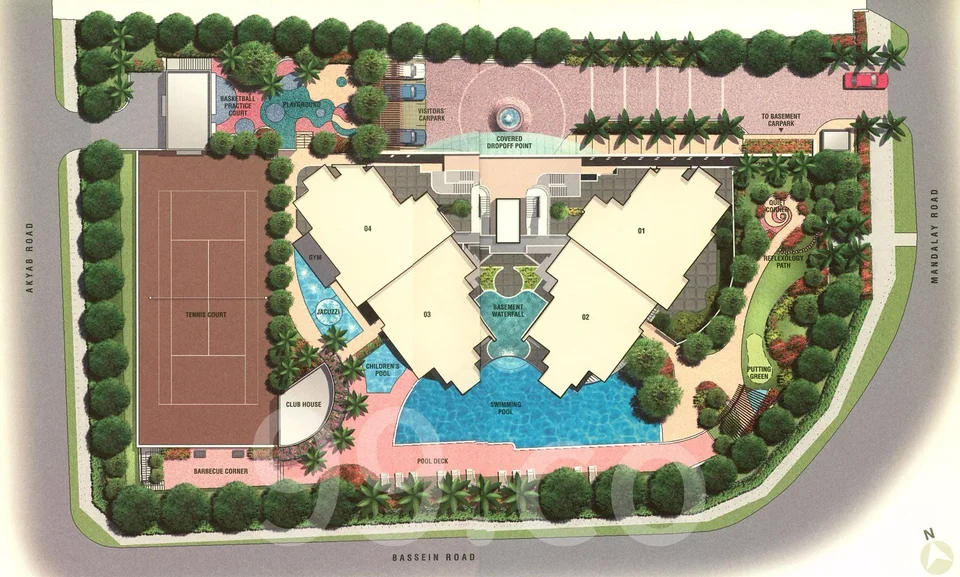 Site plan of The Ansley in Singapore
