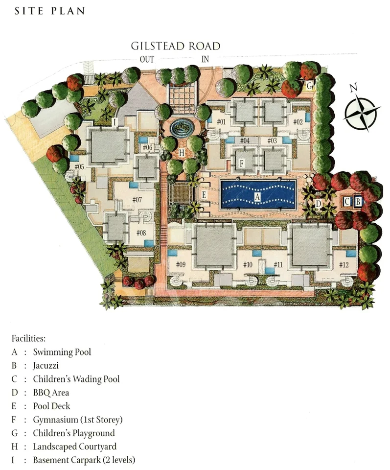 Site plan of The Armadale in Singapore