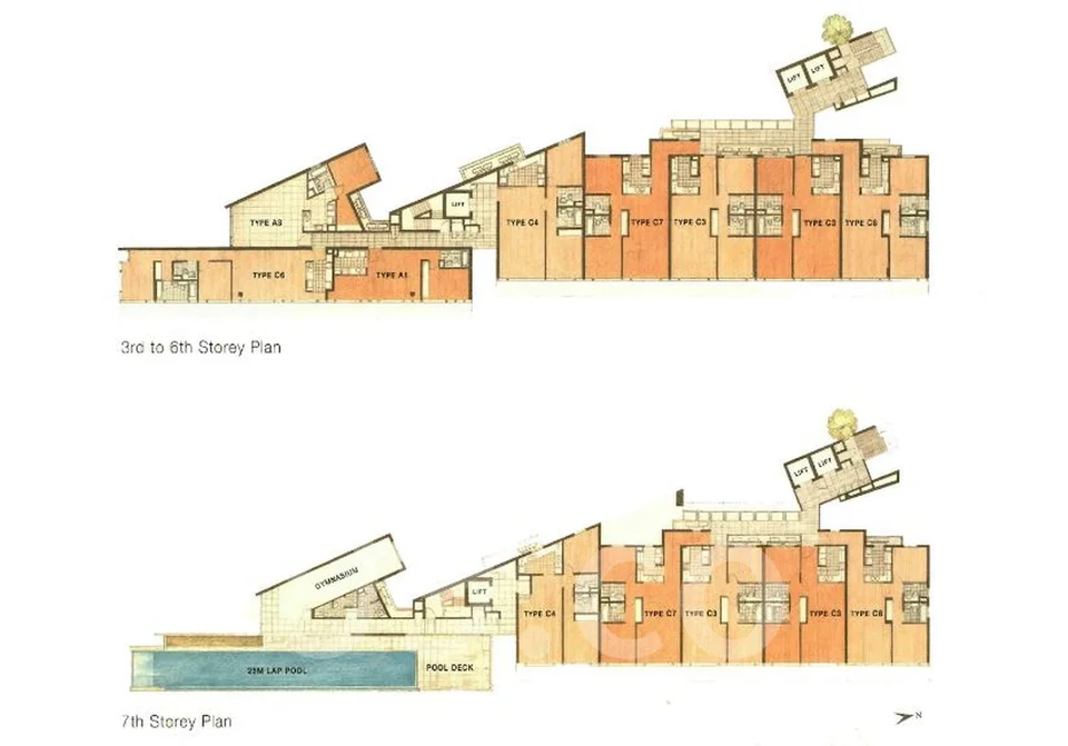 Site plan of The Arris in Singapore