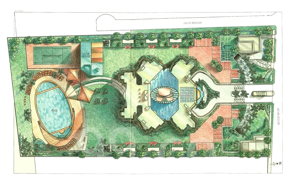 Site plan of The Atria At Meyer in Singapore