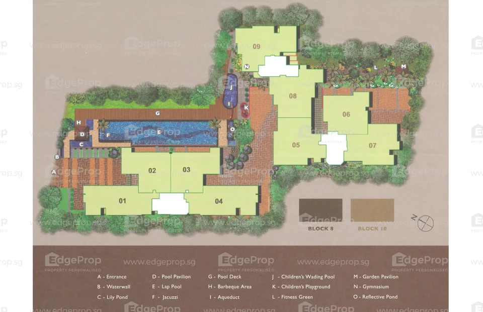 Site plan of The Bale in Singapore