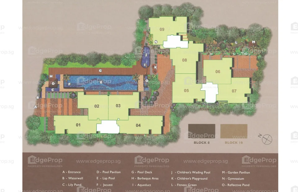 Site plan of The Balmoral Spring in Singapore