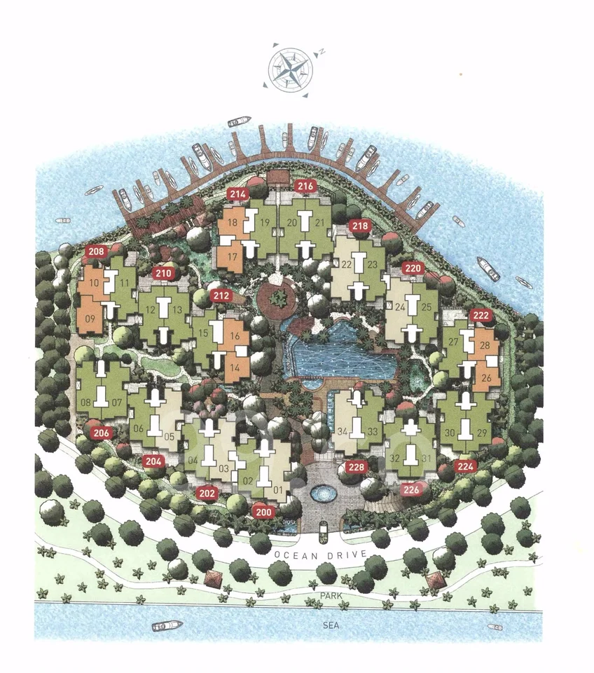 Site plan of The Berth By The Cove in Singapore