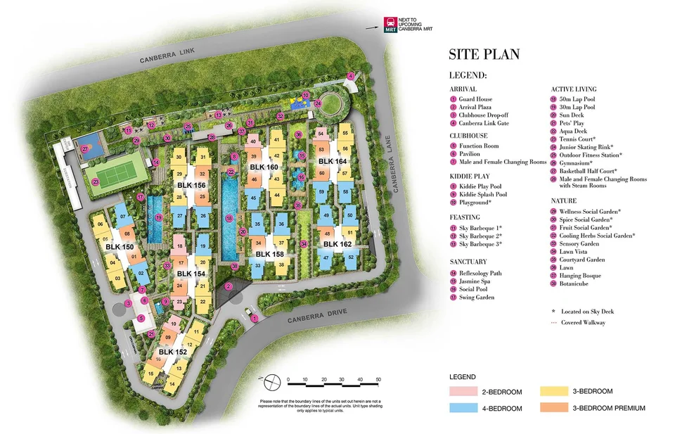 Site plan of The Brownstone in Singapore