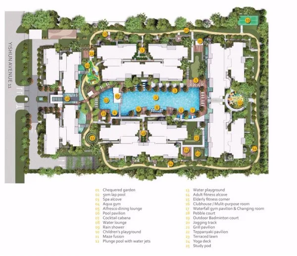 Site plan of The Canopy in Singapore