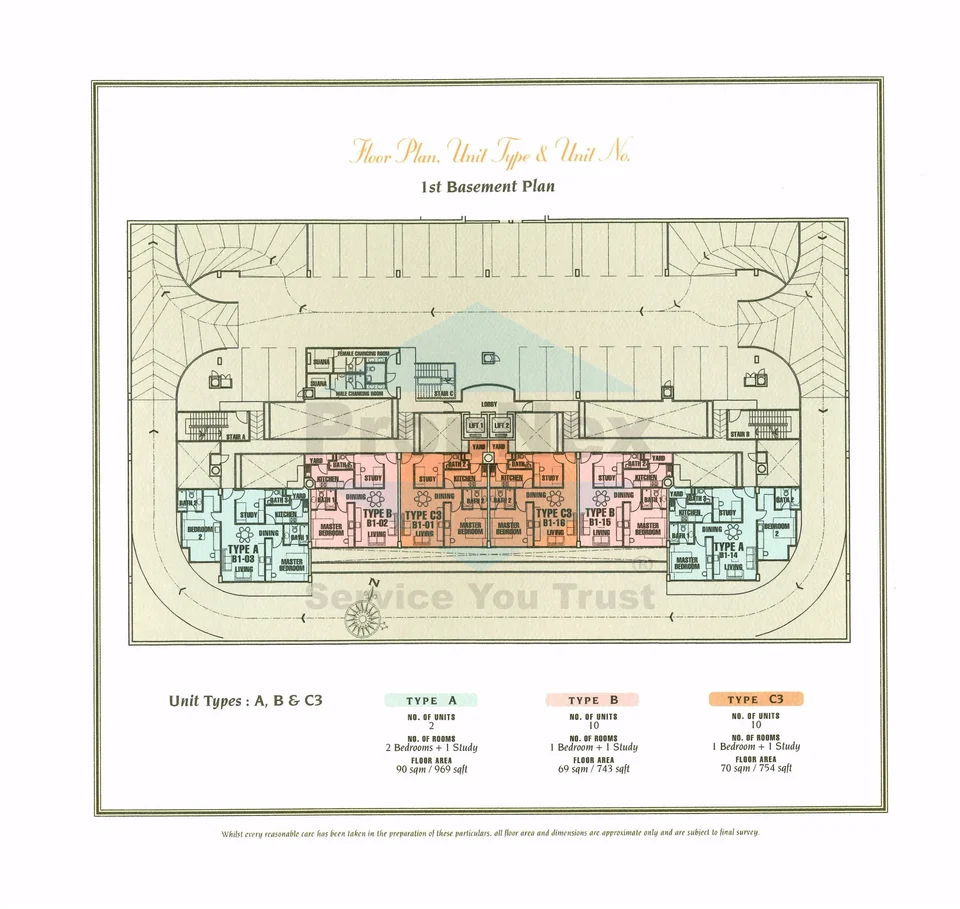 Site plan of The Daffodil in Singapore