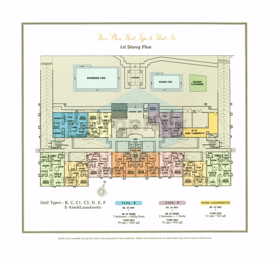 Site plan of The Daffodil in Singapore