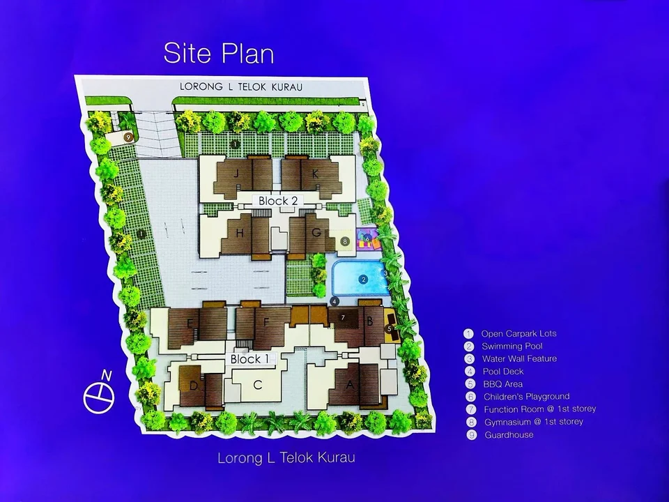 Site plan of The Espira in Singapore